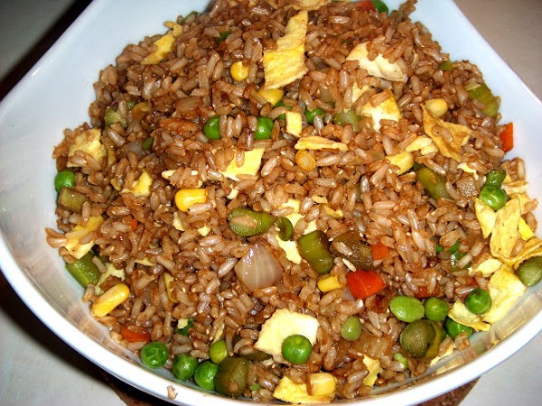 Veggie Fried Rice With Egg
 Jenny s Cookbook Chinese Ve able Fried Rice with Egg Recipe