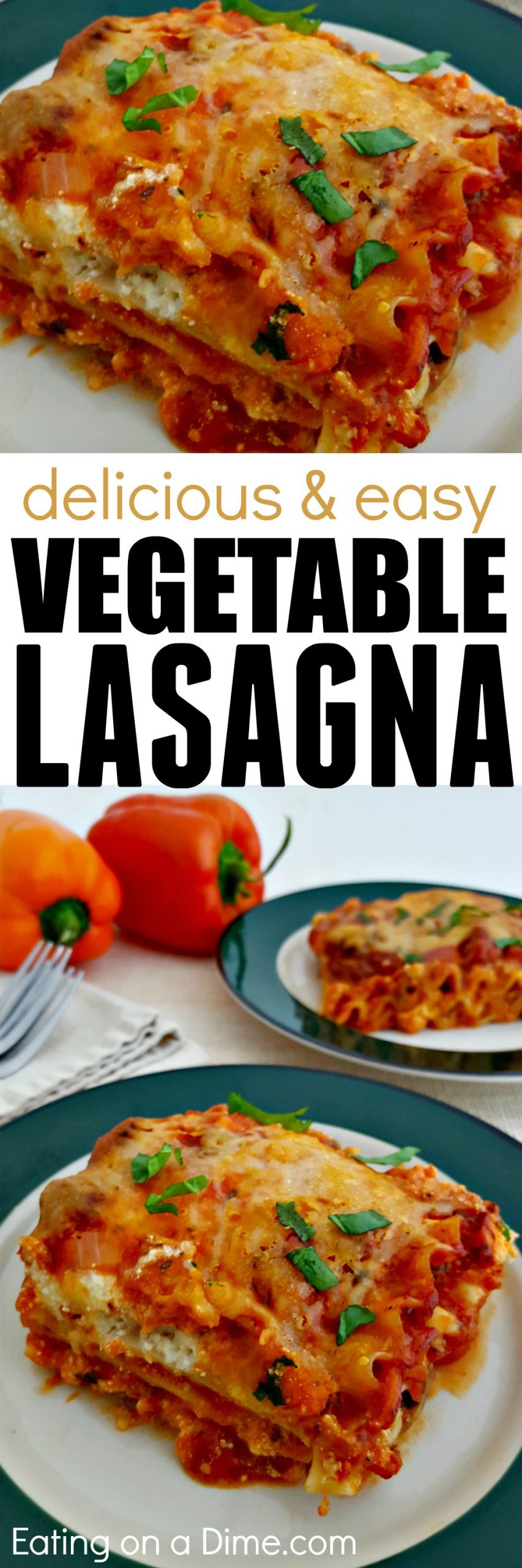 Veggie Lasagna Recipe Simple
 Easy Ve arian Lasagna Recipe Meatless Lasagna Everyone