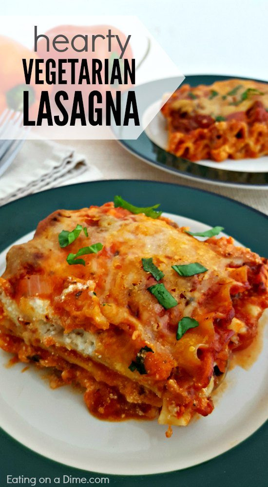 Veggie Lasagna Recipe Simple
 Easy Ve arian Lasagna Recipe Meatless Lasagna Everyone
