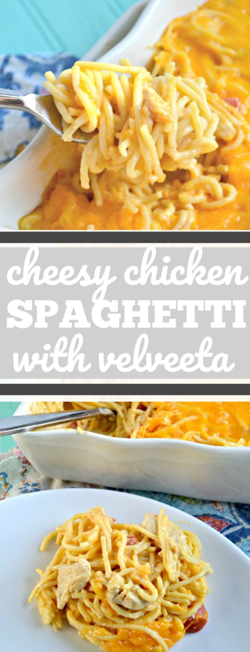 Velveeta Chicken Spaghetti
 Cheesy Chicken Spaghetti with Velveeta Page 2 of 2 The