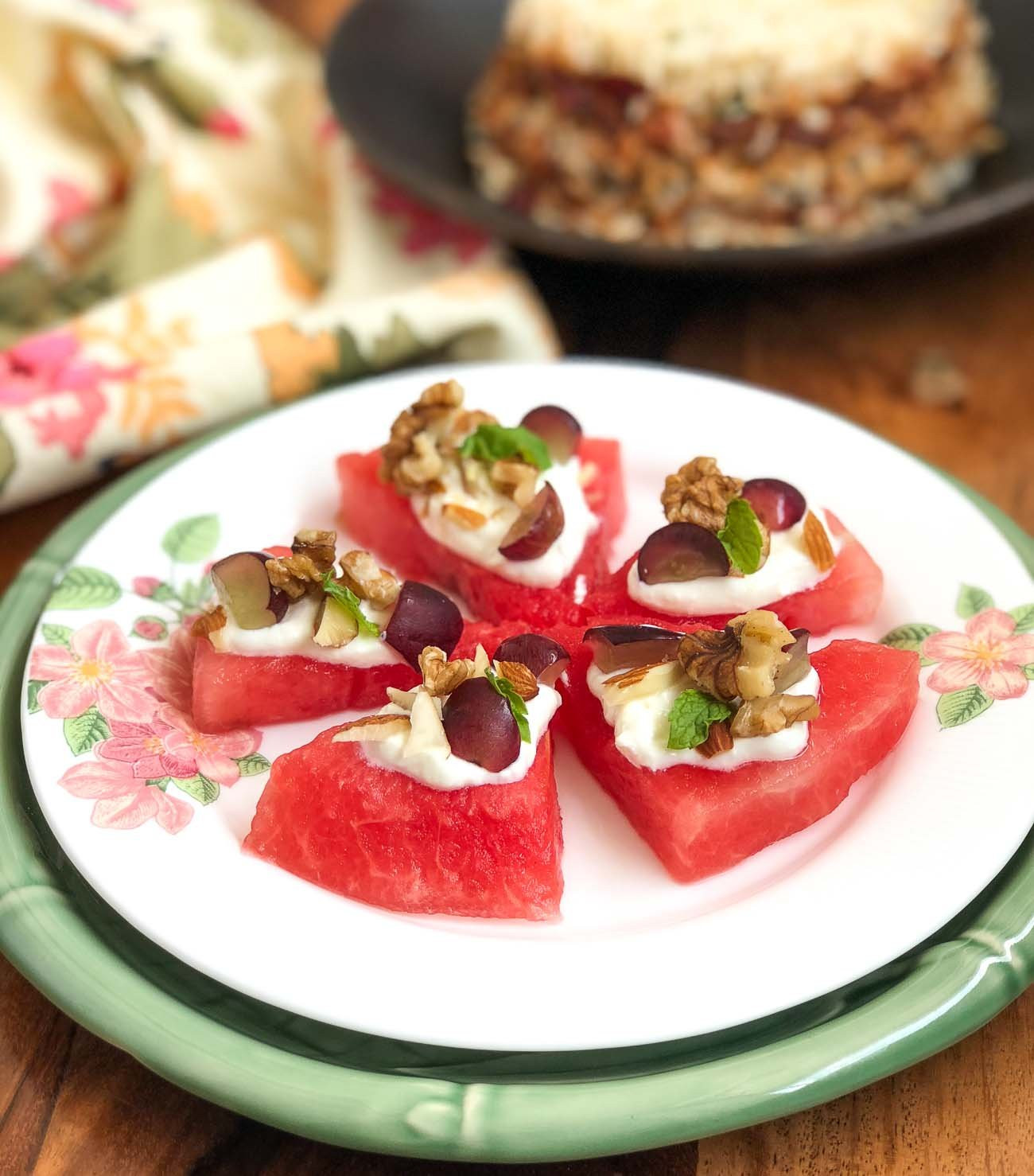 Watermelon Dessert Recipes
 Healthy Fruit & Nut Watermelon Dessert Recipe by Archana s