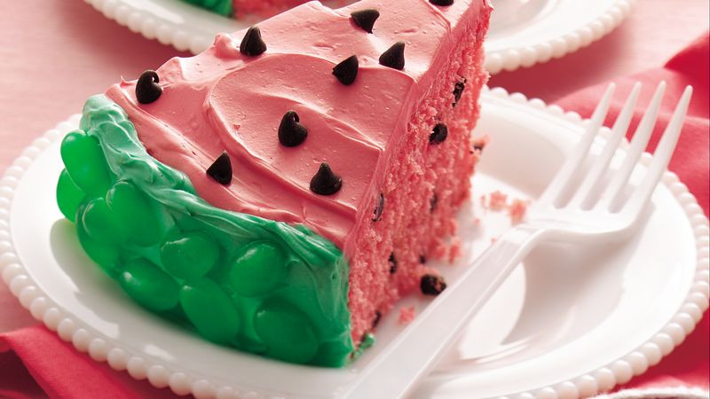 Watermelon Dessert Recipes
 Watermelon Cake Recipe BettyCrocker