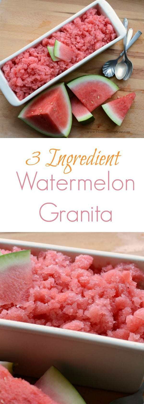 Watermelon Dessert Recipes
 Easy 3 Ingre nt Watermelon Granita