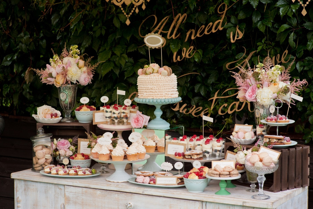 Wedding Dessert Bar
 Texas Old Town Inexpensive Favor Ideas for Brides on a