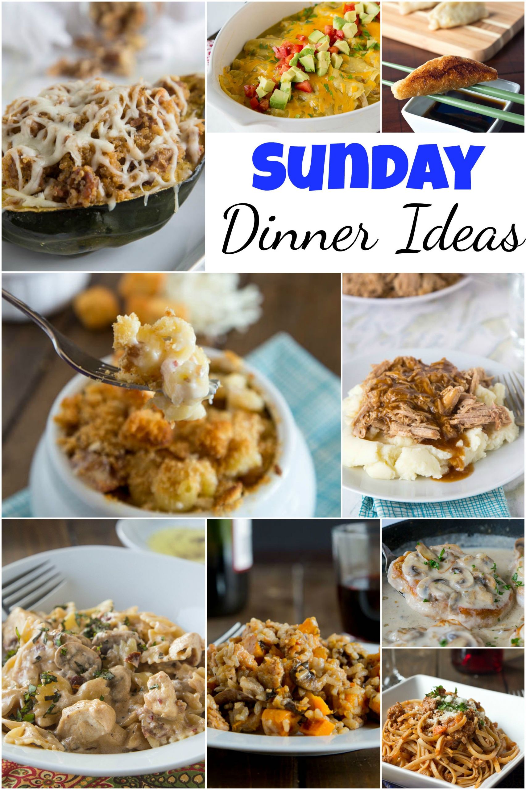 Weekend Dinner Ideas
 Sunday Dinner Ideas the weekend is for special dinners