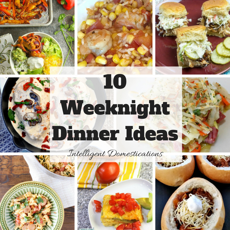 Weeknight Dinners Ideas
 10 Weeknight Dinner Ideas Plus Merry Monday Link Party