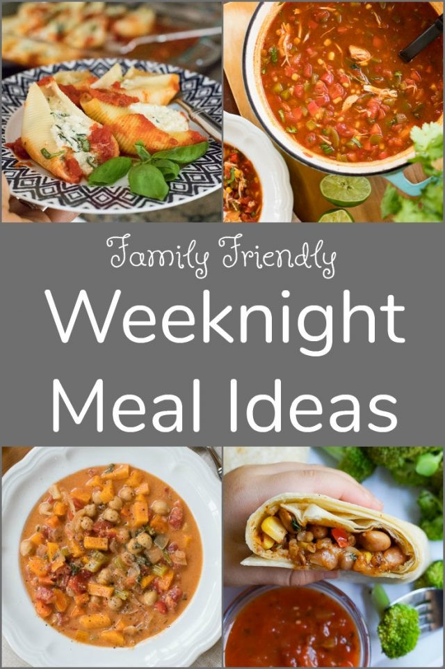 Weeknight Dinners Ideas
 Family Friendly Weeknight Dinner Ideas