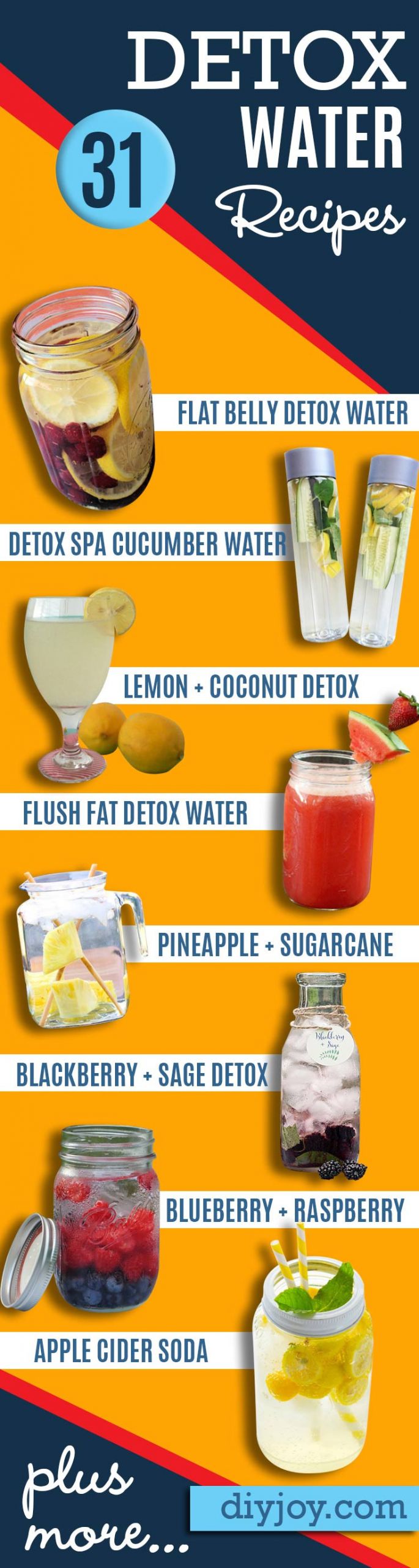 Weight Loss Detox Drinks Recipes
 31 DIY DETOX Water Recipes Drinks To Start f 2016 Right