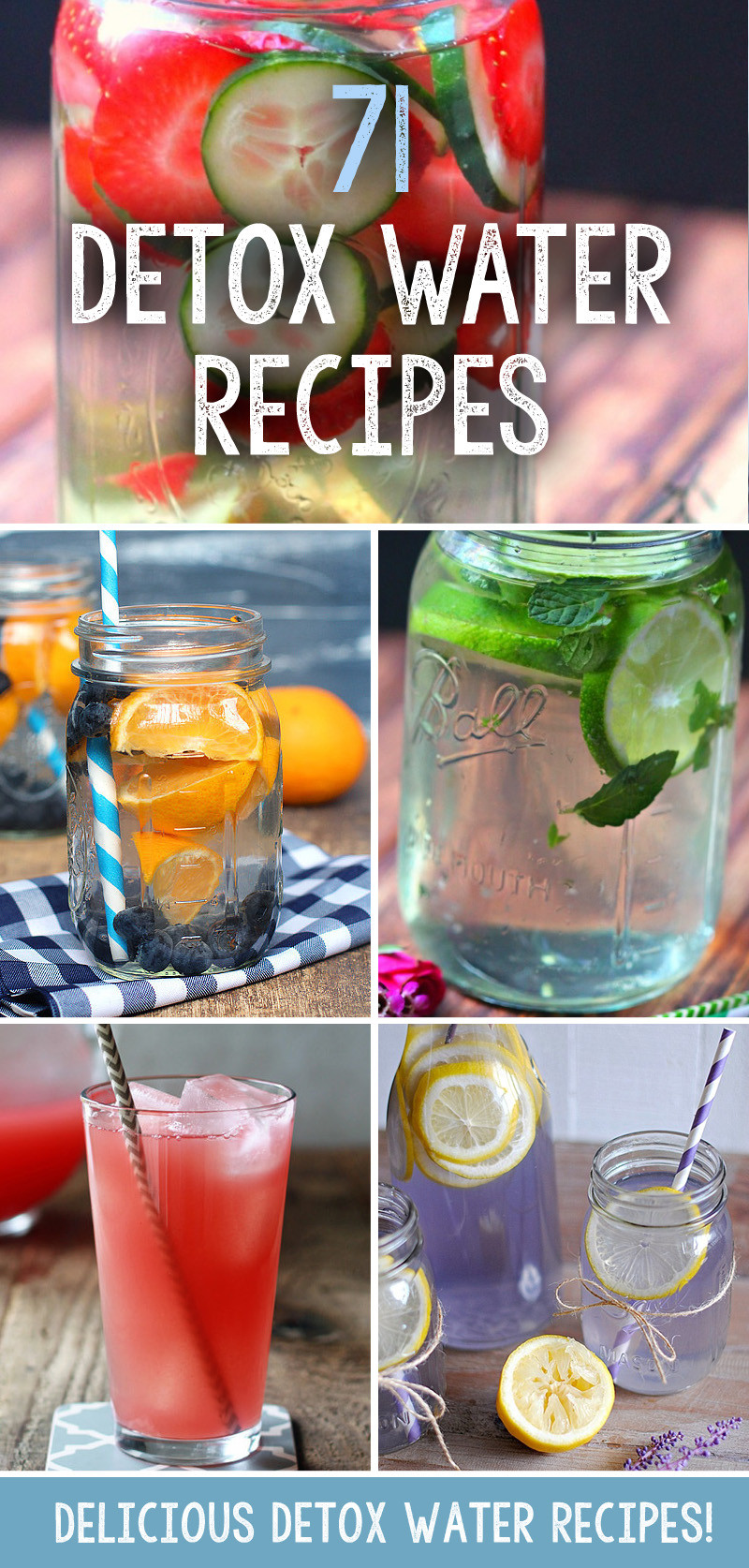 Weight Loss Detox Drinks Recipes
 71 Delicious Detox Water Recipes To Help You Lose Weight Fast