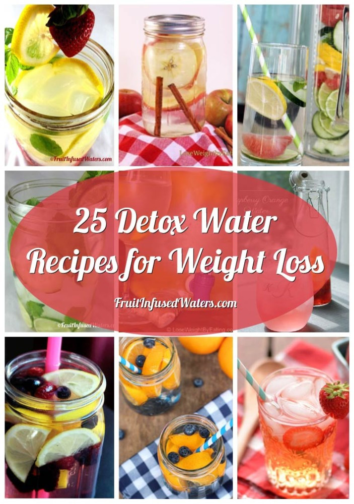 Weight Loss Waters Recipes
 Detox Water Top 25 Infused Water Recipes for Weight Loss