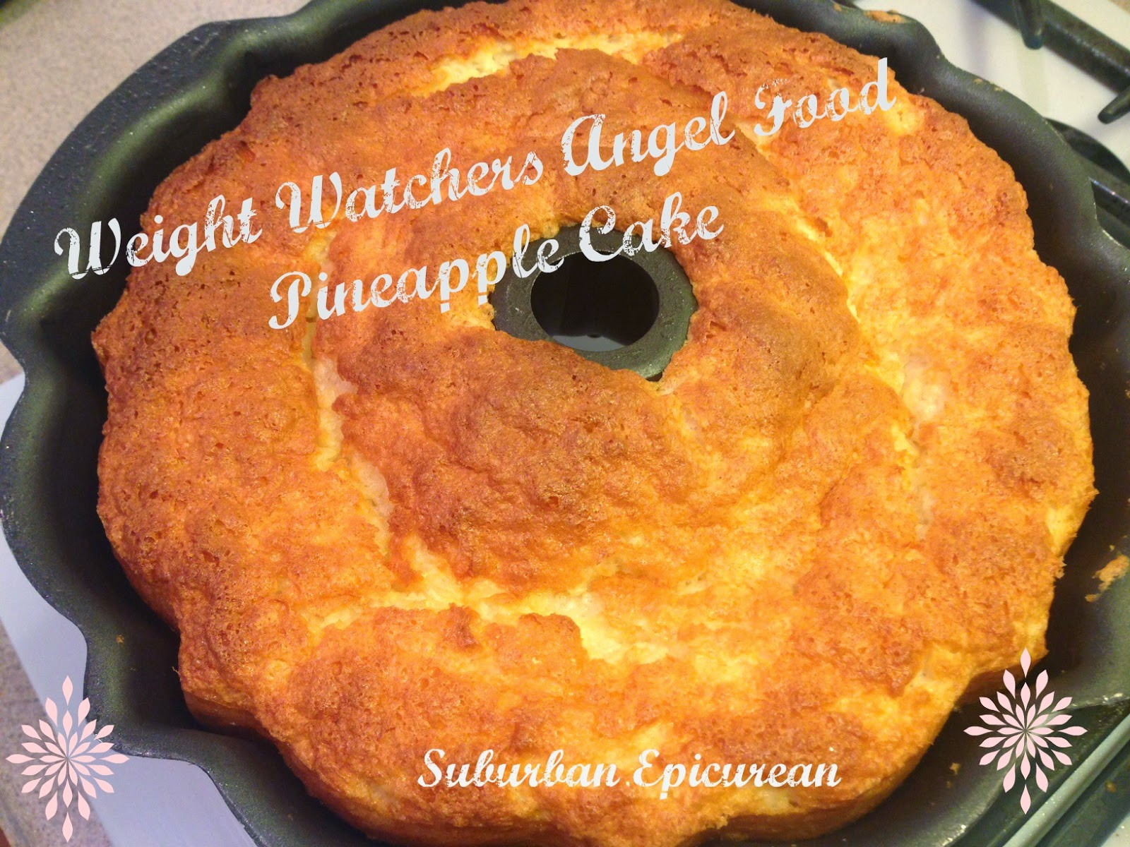 Weight Watcher Angel Food Cake Recipes
 Suburban Epicurean Weight Watchers Angel Food Pineapple Cake