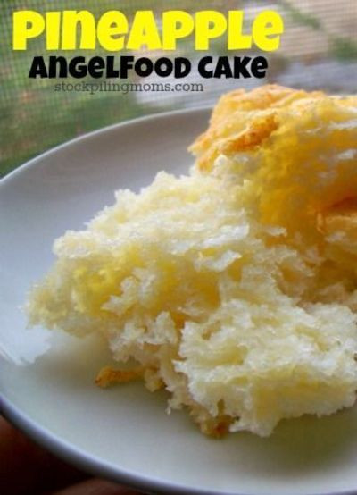 Weight Watcher Angel Food Cake Recipes
 Pineapple Angel Food Cake Recipe only 4 Weight Watchers