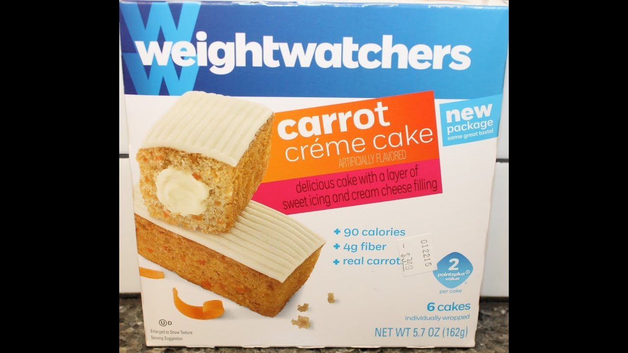 Weight Watcher Carrot Cake
 Weight Watchers Carrot Crème Cake Review