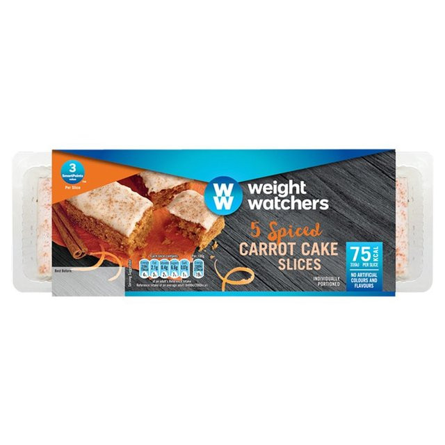 Weight Watcher Carrot Cake
 Morrisons Weight Watchers 5 Spiced Carrot Cake Slices 5