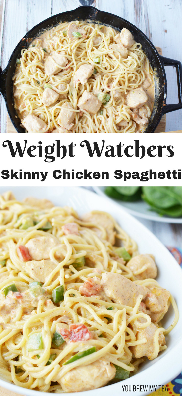 Weight Watcher Chicken Spaghetti
 Skinny Chicken Spaghetti Recipe You Brew My Tea