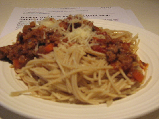 Weight Watcher Spaghetti
 Weight Watchers Spaghetti With Meat Sauce 5 Points Recipe