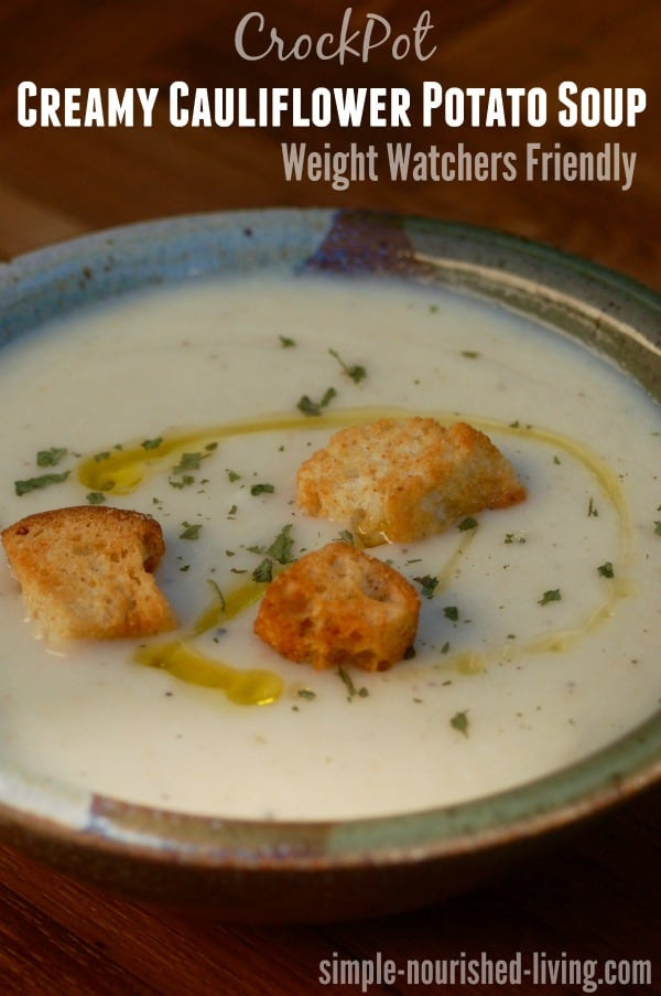 Weight Watchers Crock Pot Potato Soup
 Low Fat Crock Pot Cauliflower Potato Soup