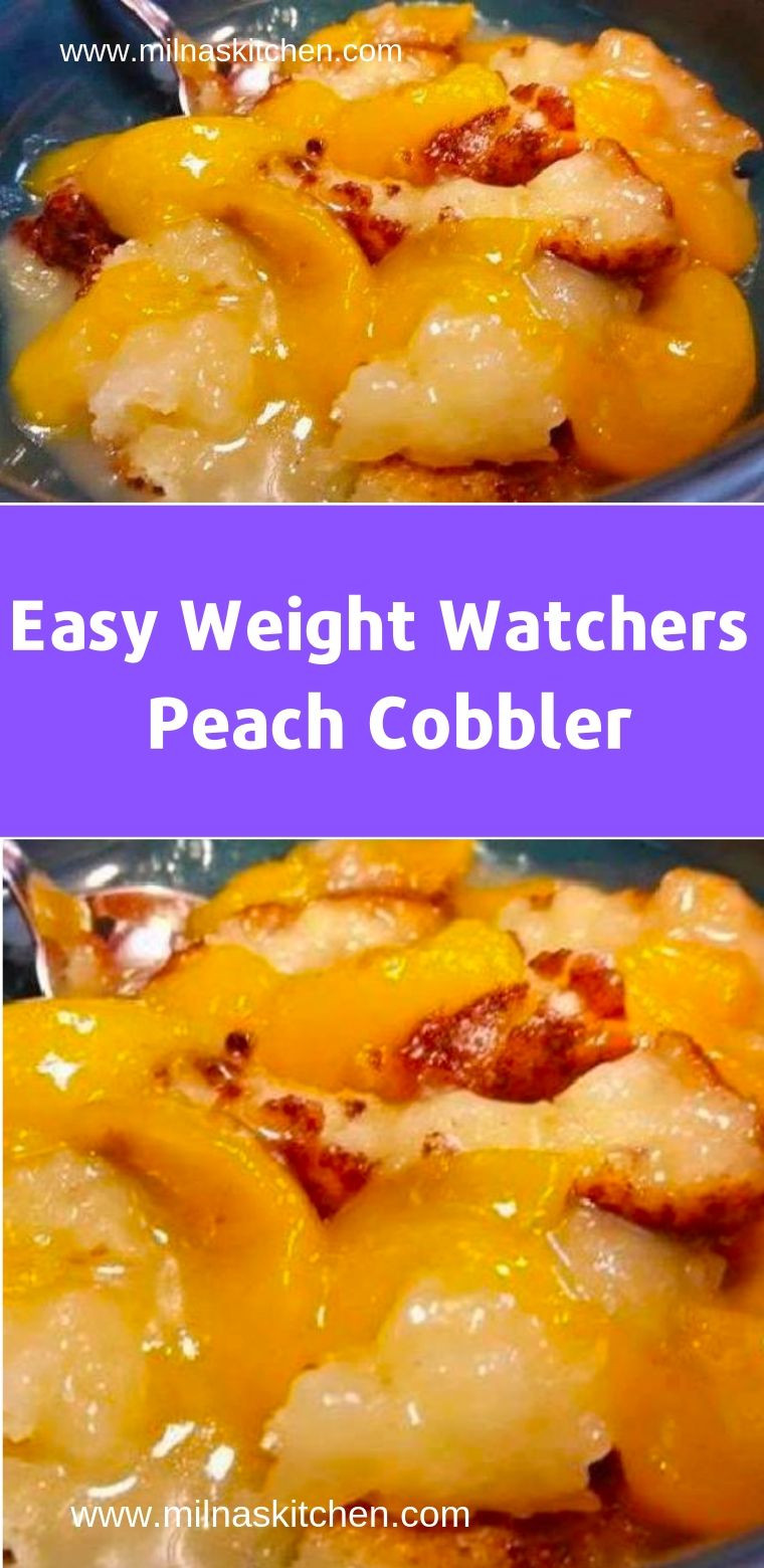 Weight Watchers Peach Cobbler
 Easy Weight Watchers Peach Cobbler Yuma s Kitchen