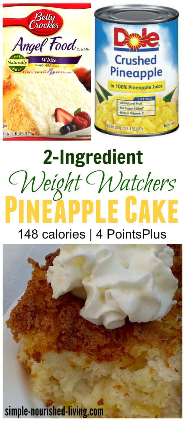 Weight Watchers Pineapple Cake
 Weight Watchers Pineapple Angel Food Cake 7 Freestyle