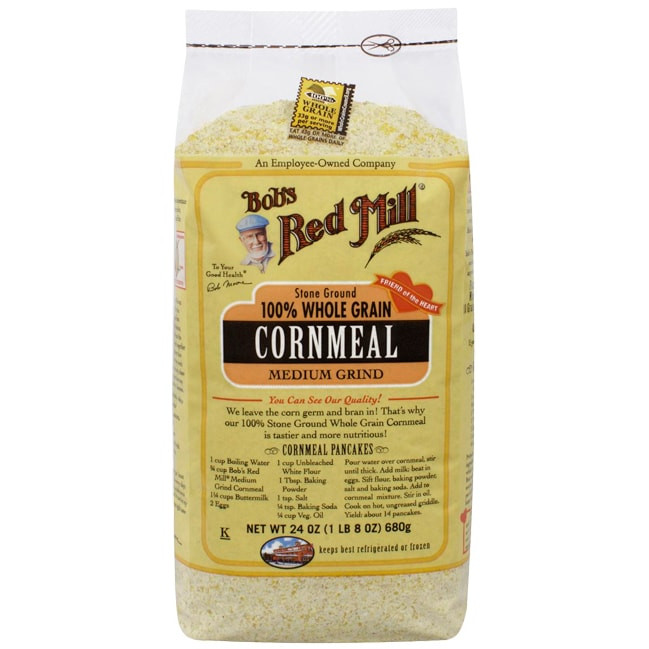 Whole Grain Cornmeal
 Bob s Red Mill Whole Grain Corn Meal Medium Grind 24