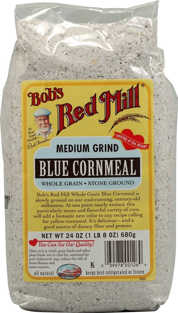 Whole Grain Cornmeal
 Bob s Red Mill Whole Grain Blue Cornmeal Medium Grind