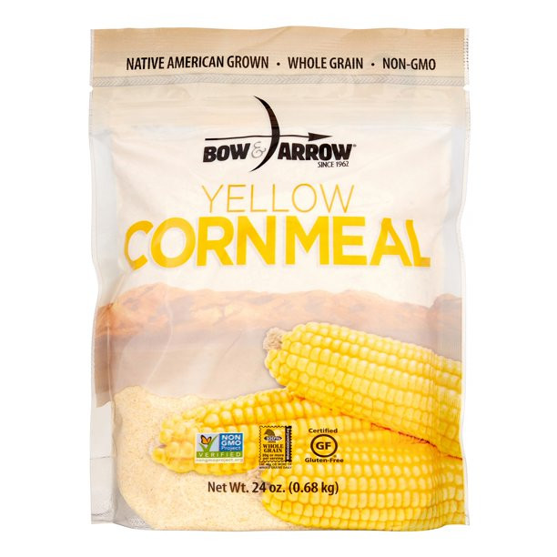 Whole Grain Cornmeal
 Bow & Arrow Whole Grain Cornmeal Yellow 24 Oz Walmart
