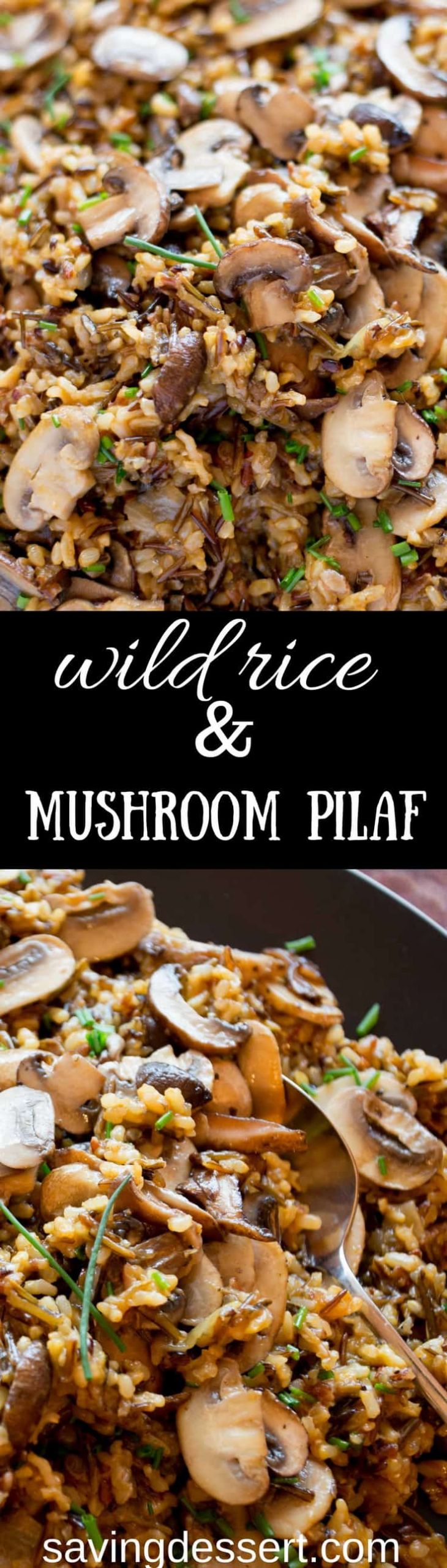 Wild Rice And Mushroom Pilaf
 Wild Rice and Mushroom Pilaf Saving Room for Dessert