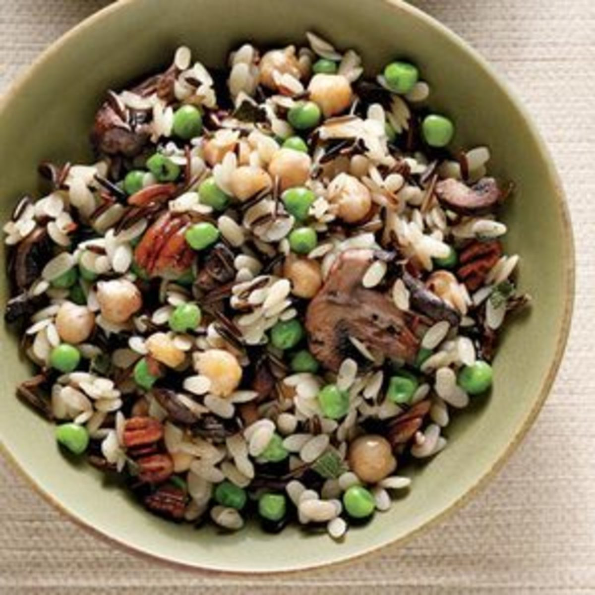 Wild Rice And Mushroom Pilaf
 Wild Rice Pilaf with Mushrooms and Pecans Rachael Ray