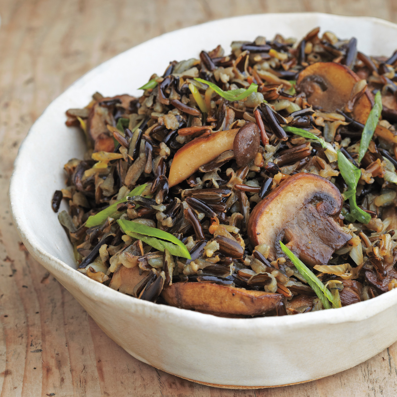 Wild Rice Mushroom Recipe
 Wild Rice with Balsamic Mushrooms