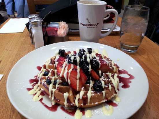 Wildberry Pancakes &amp; Cafe
 Berry Bliss Waffle Picture of Wildberry Pancakes and
