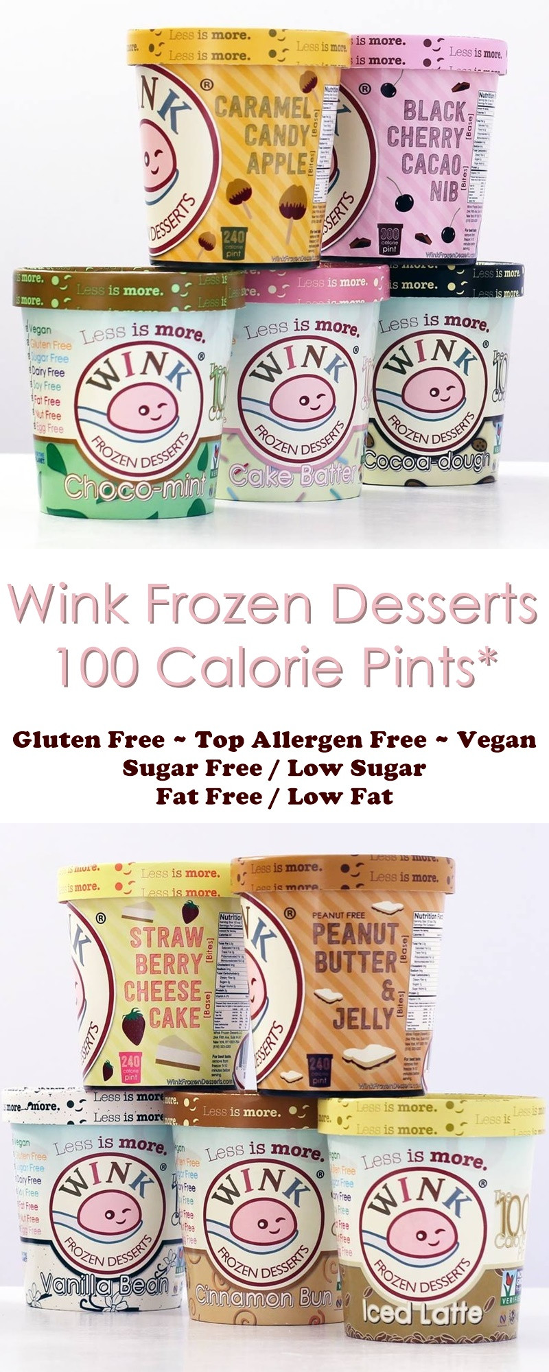 Wink Frozen Desserts
 Wink Frozen Desserts Review The 100 Calorie Pints