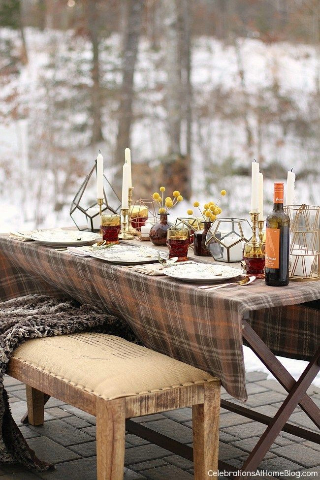 Winter Dinners Ideas
 Winter Dinner Party Menu & Tablescape for 6 with photos