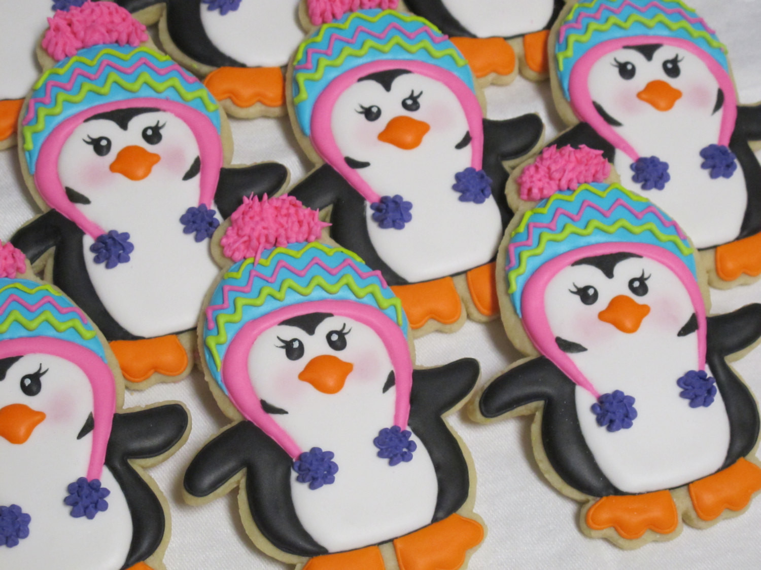 Winter Sugar Cookies
 Winter Penguin Cookies Winter Holiday Theme Christmas