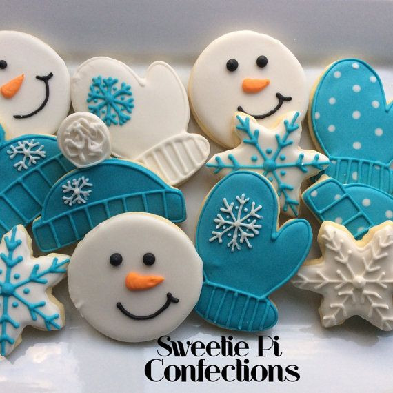 Winter Sugar Cookies
 Winter Cookies Snowflakes snowman by