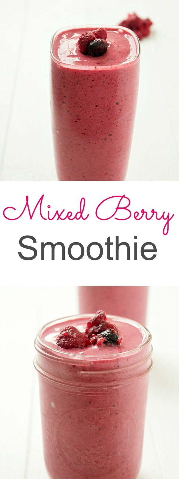 Yogurt Fruit Smoothies Recipes
 Mixed Berry Smoothie Recipe