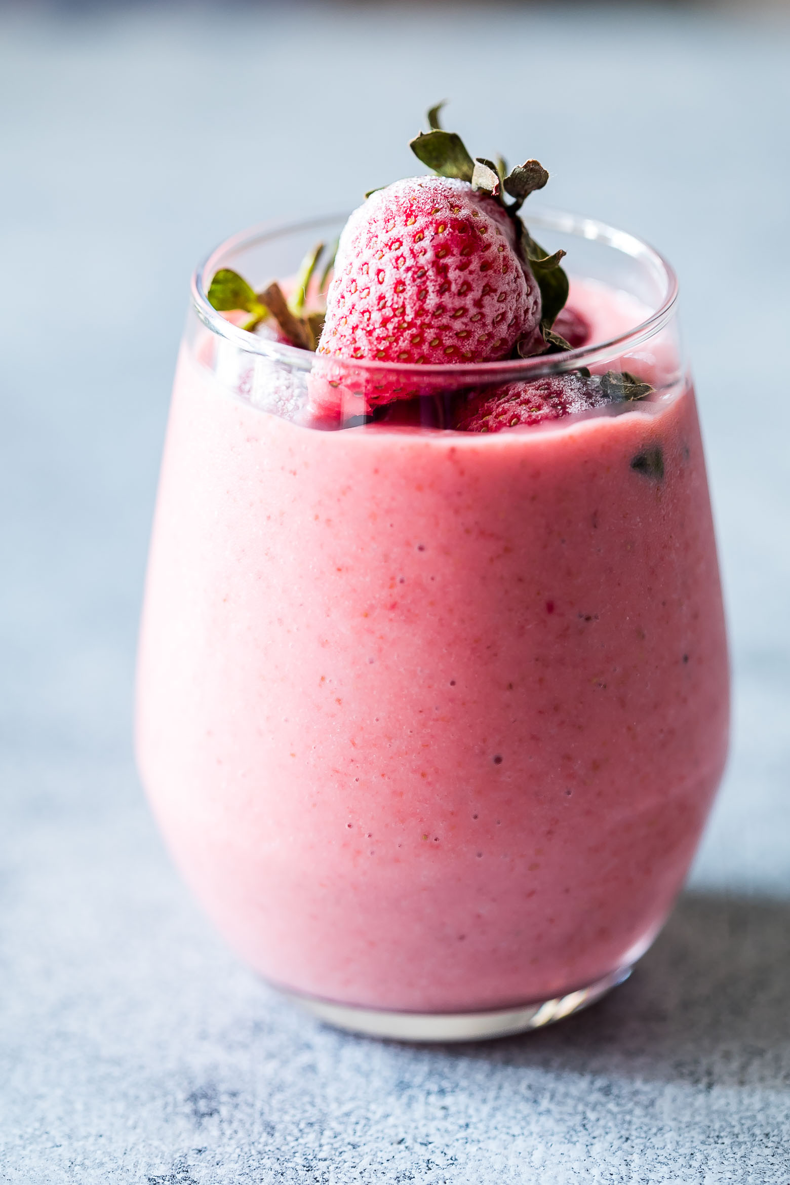 Yogurt Fruit Smoothies Recipes
 Frozen Strawberry Greek Yogurt Smoothie 10 minute Breakfast