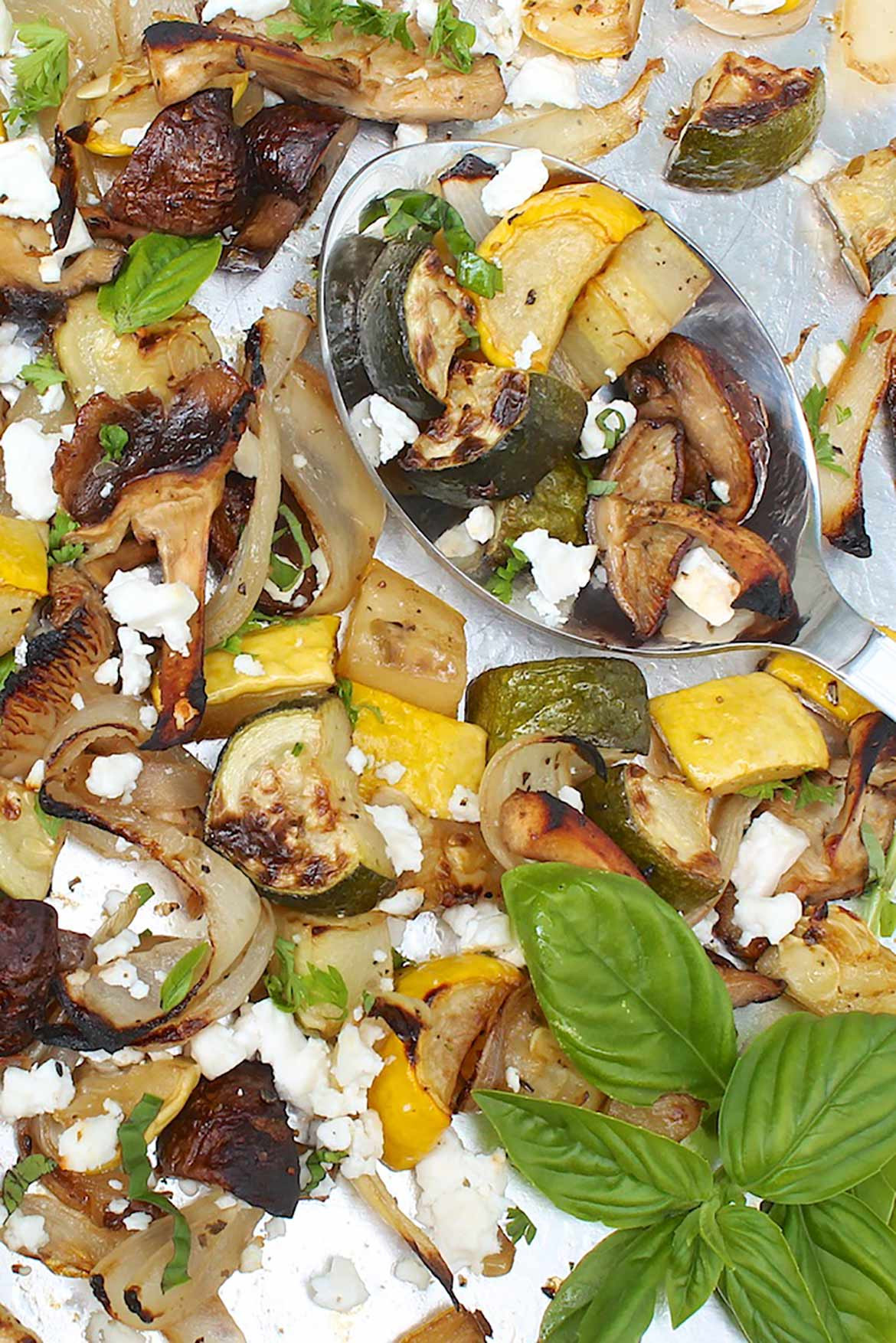 Zucchini And Mushrooms
 Roasted Zucchini and Mushrooms with Feta – The Fountain
