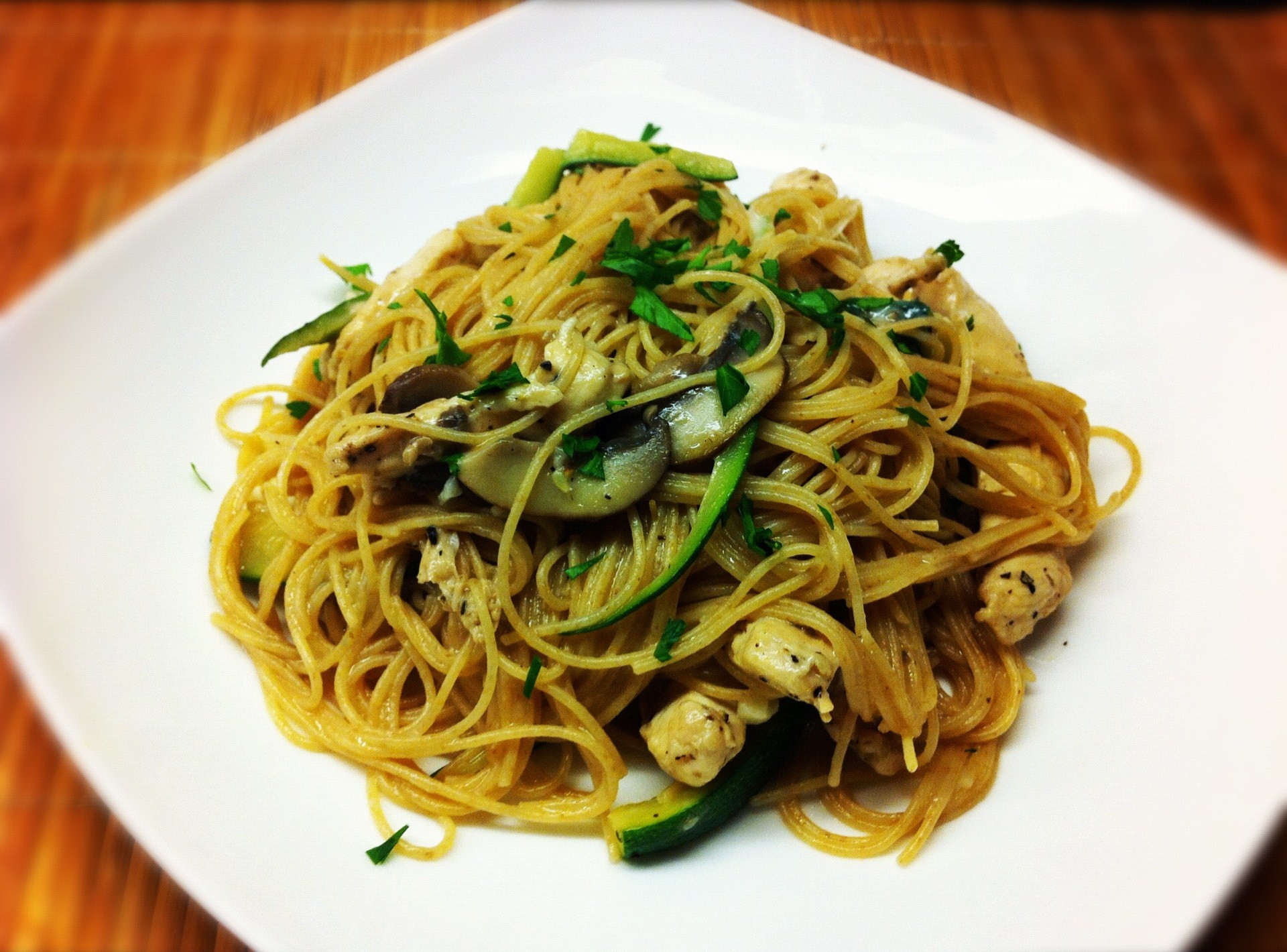 Zucchini And Mushrooms
 Spaghetti with Zucchini Mushroom and Chicken – Jewtalian