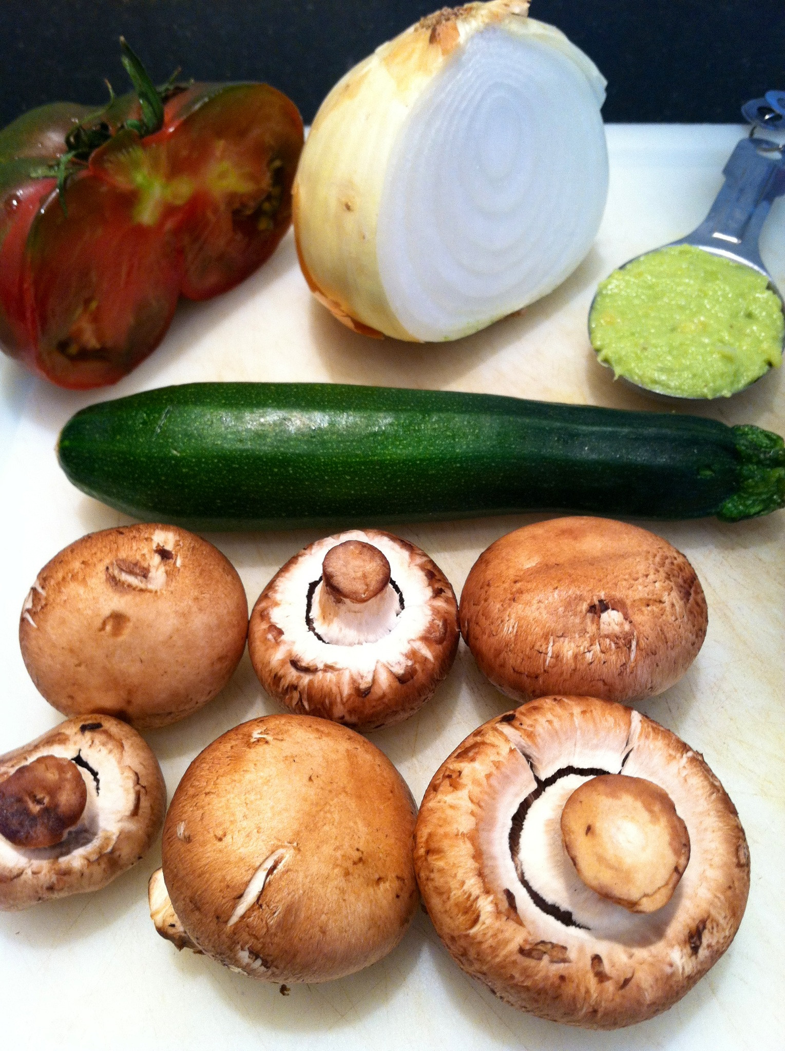Zucchini And Mushrooms
 Zucchini Mushroom & ion Wrap
