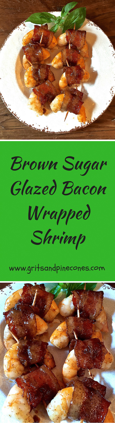 Bacon Wrapped Shrimp Appetizers
 Brown Sugar Glazed Bacon Wrapped Shrimp