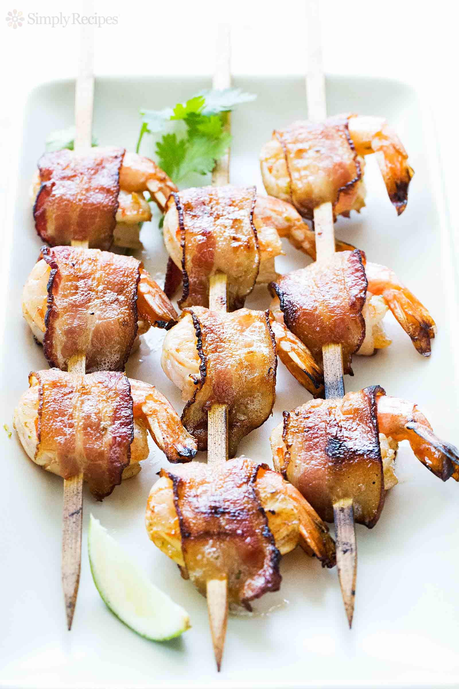 Bacon Wrapped Shrimp Appetizers
 Sweet and Savory Bacon Wrapped Shrimp