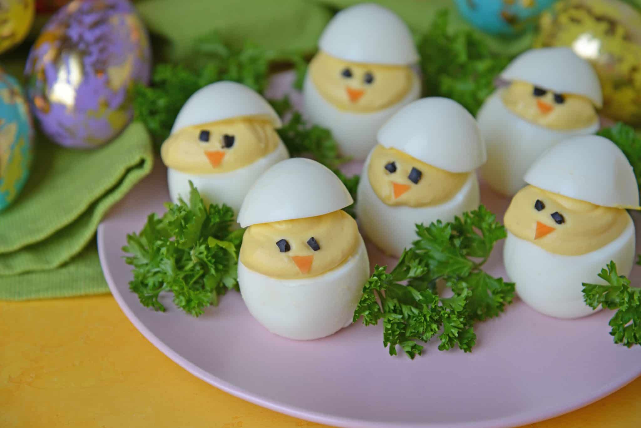 Chick Deviled Eggs
 Deviled Egg Chicks Classic Deviled Eggs for Easter