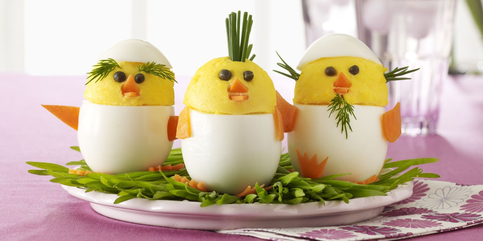 Chick Deviled Eggs
 Deviled Egg Chicks Recipe
