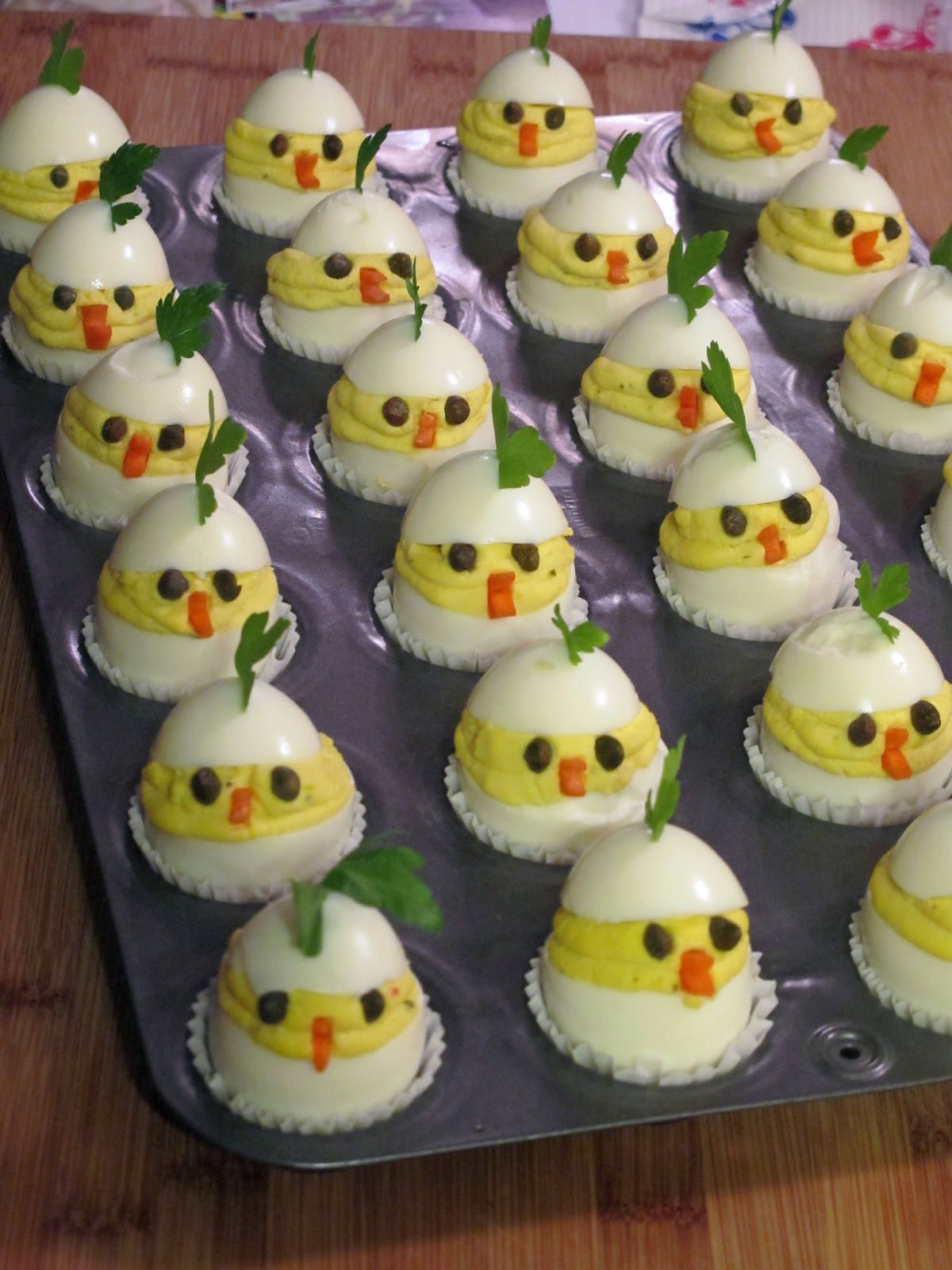 Chick Deviled Eggs
 The Smith Family Real Life Adventures Hatching Chicks