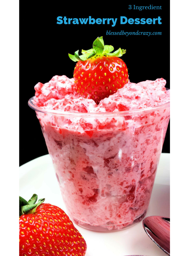 Easy Strawberry Desserts Cool Whip
 3 Ingre nt Strawberry Dessert