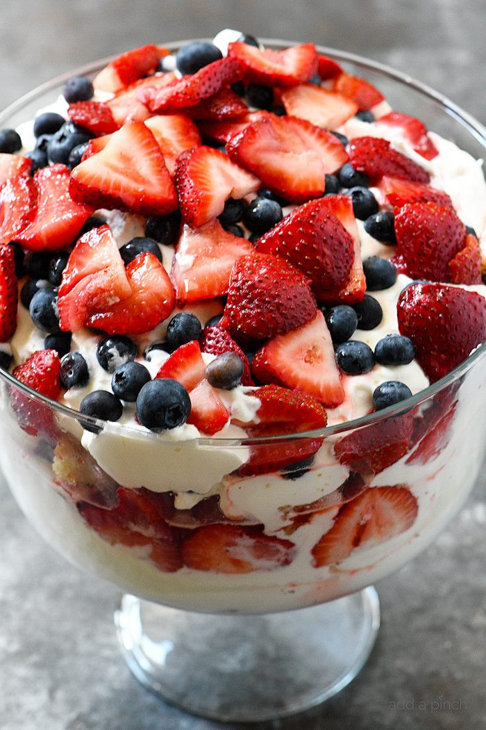 Easy Strawberry Desserts Cool Whip
 Blueberry Strawberry Trifle Recipe Add a Pinch