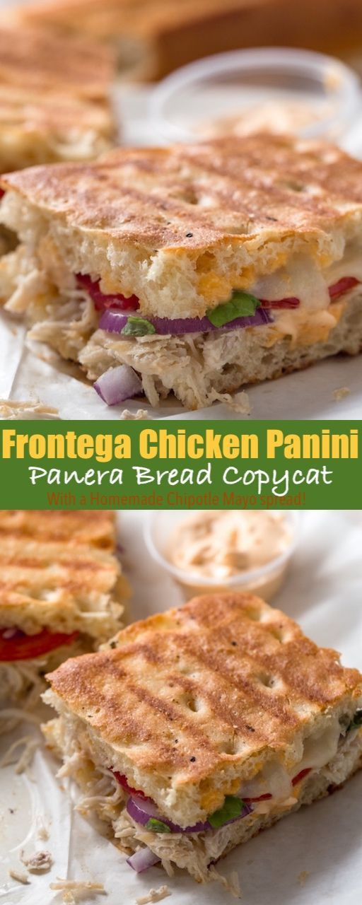 Frontega Chicken Panini
 Frontega Chicken Panini Sandwich Recipe Panera Bread