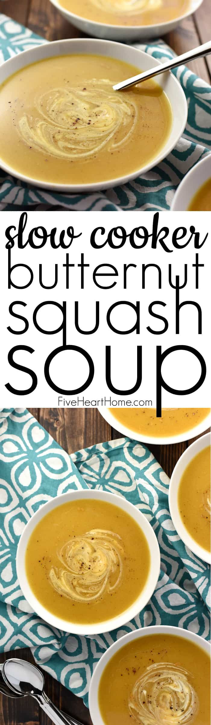 Slow Cooker Butternut Squash Soup
 