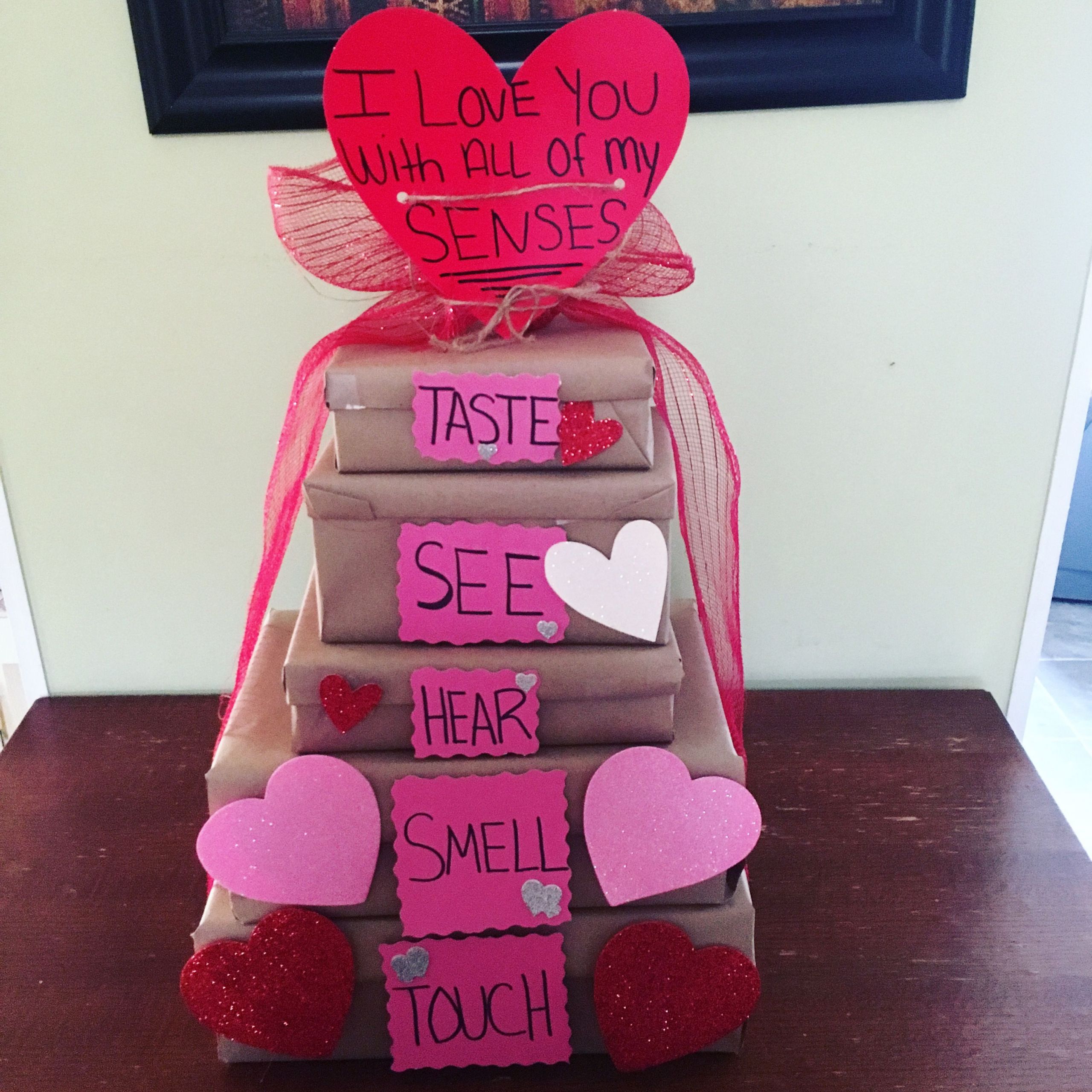 5 Senses Valentine'S Gift For Him Ideas
 Did the 5 senses t for Valentine s Day for my