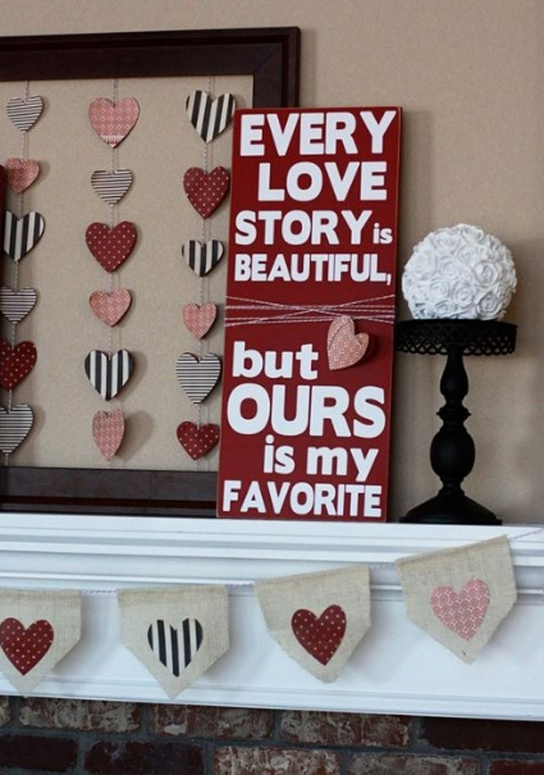 At Home Valentines Day Ideas
 15 Valentine Day Decorations With Romantic Ideas